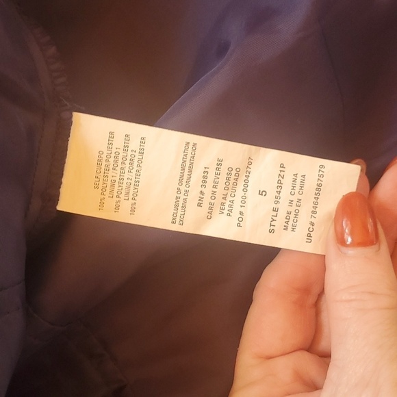 Sequin Hearts Floral Pleated Sz. 5 Skirt - Picture 7 of 11